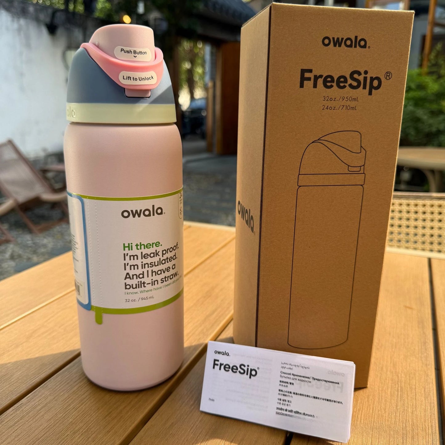 Owala Cup Vacuum Flasks & Thermoses Water Bottle Drinkware Thermo Tumbler Stainless Steel Thermal Mug Original Cold Hot Coffee